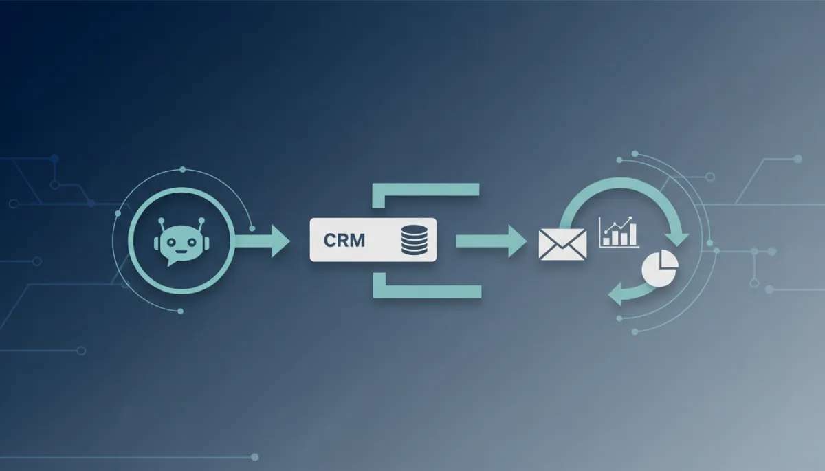 Dashboard showing automated AI workflows across business tools