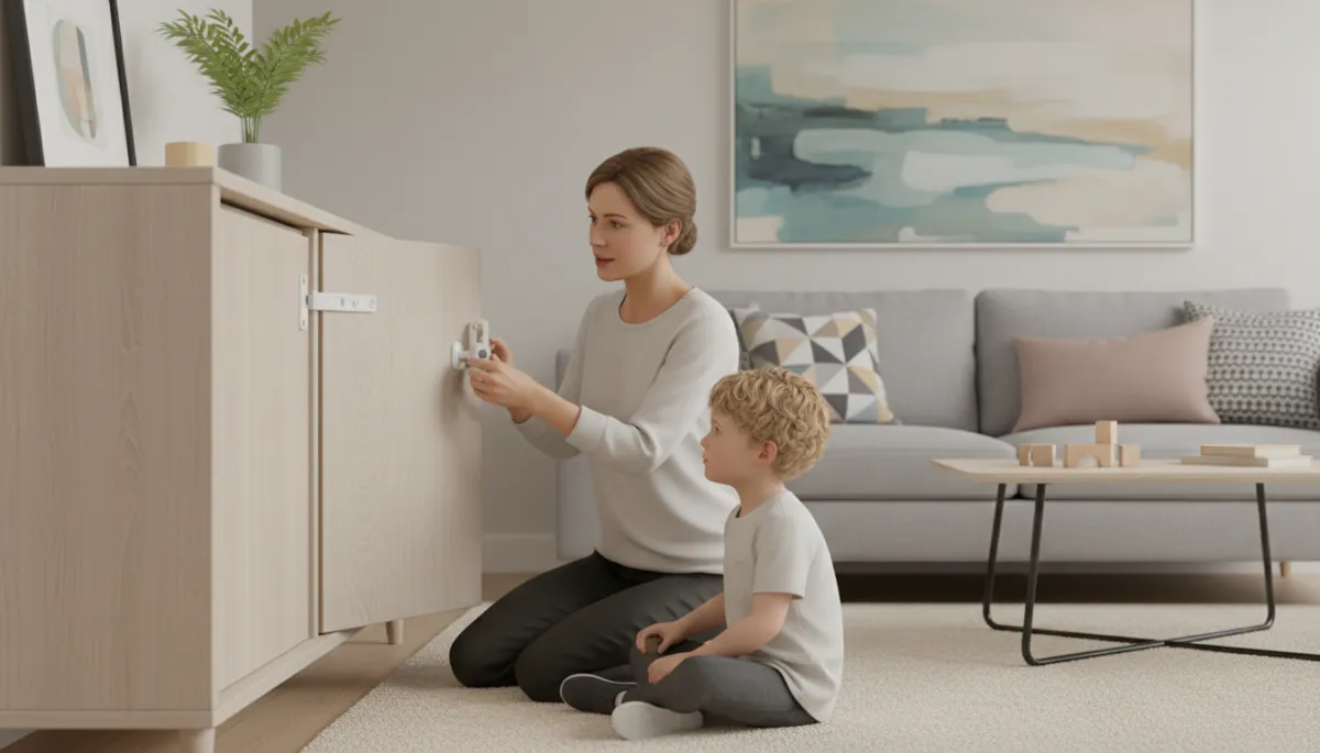 Parent improving home safety to support adequate supervision Parent improving home safety to support adequate supervision