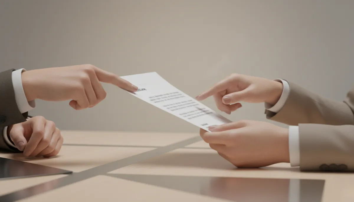 Attorney explaining an official DCF notice and deadline to a parent