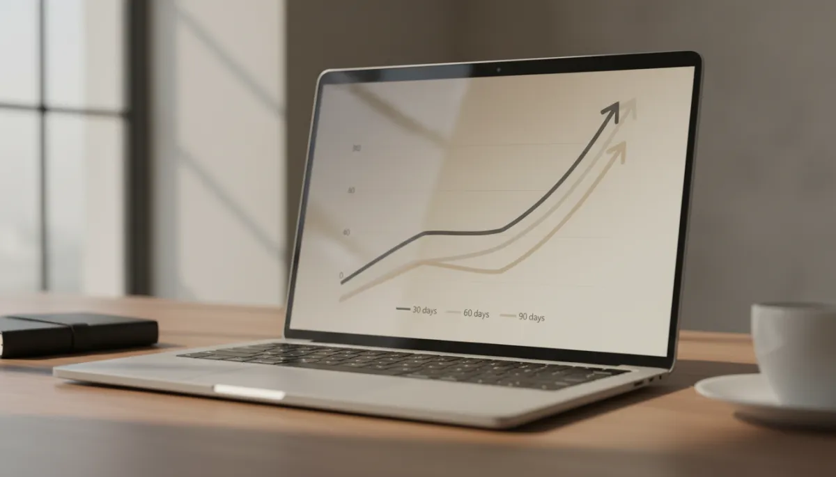 Revenue growth chart showing 30, 60, and 90 day improvement after optimizing lead handling