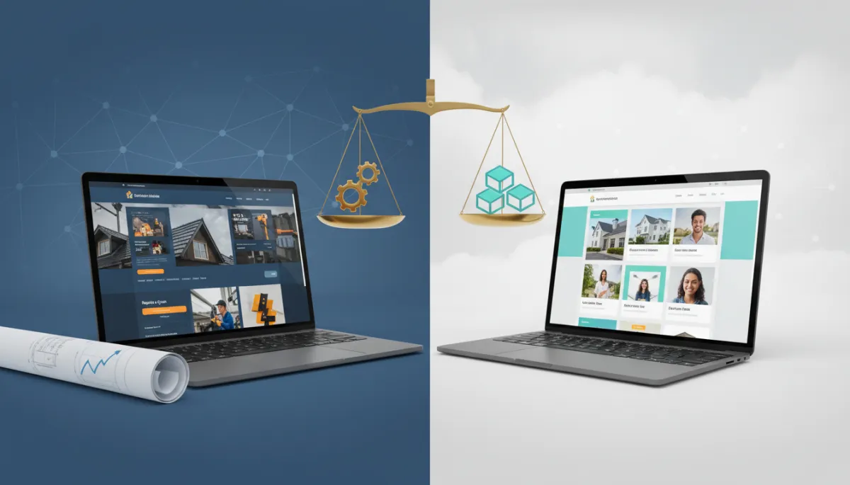Custom Website vs Website Builder: What Contractors Actually Need