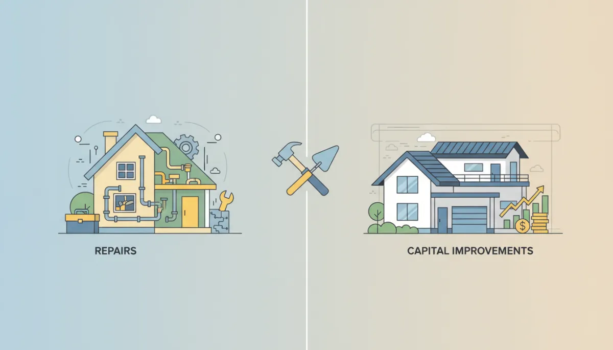 Repairs vs Capital Improvements for Investors