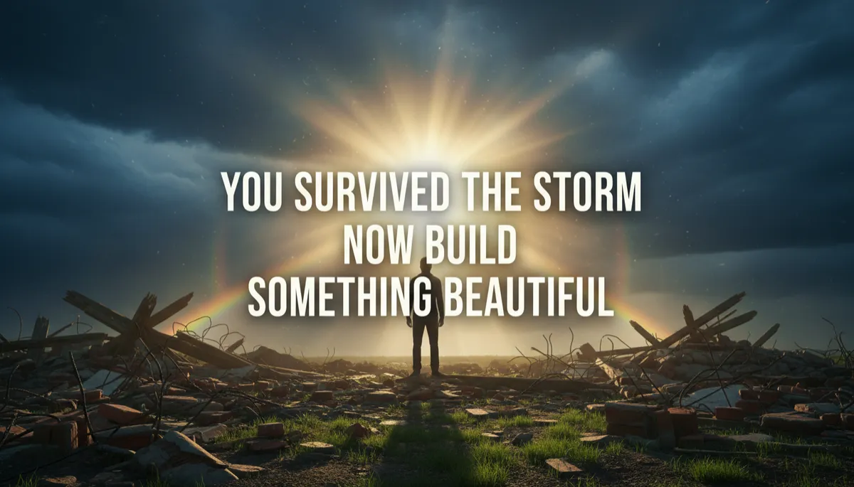 Survive the Storm: Build Something Beautiful