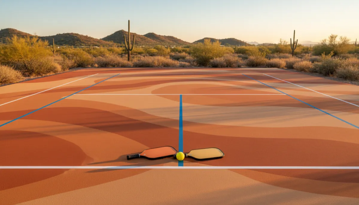 Design Desert Color Pickleball Courts