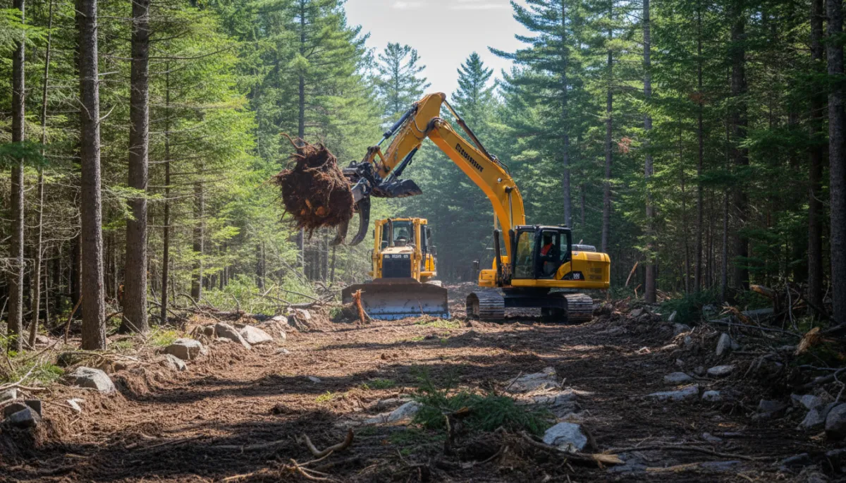 Land Clearing Guide for New Construction in Maine