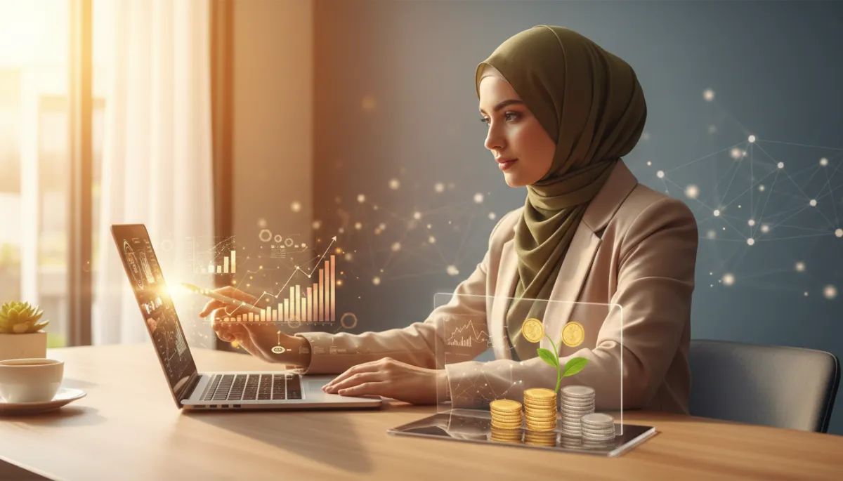 Haweeney xirfadlayaal ah oo hijab xidatay oo ganacsiga online ku jirta - Said Ereg Salarium Haweeney xirfadlayaal ah oo hijab xidatay oo ganacsiga online ku jirta - Said Ereg Salarium