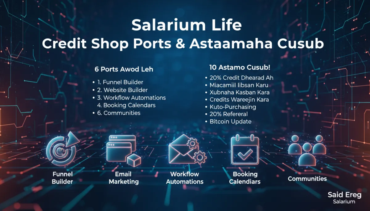 Salarium Life Credit Shop: Innovate Your Business