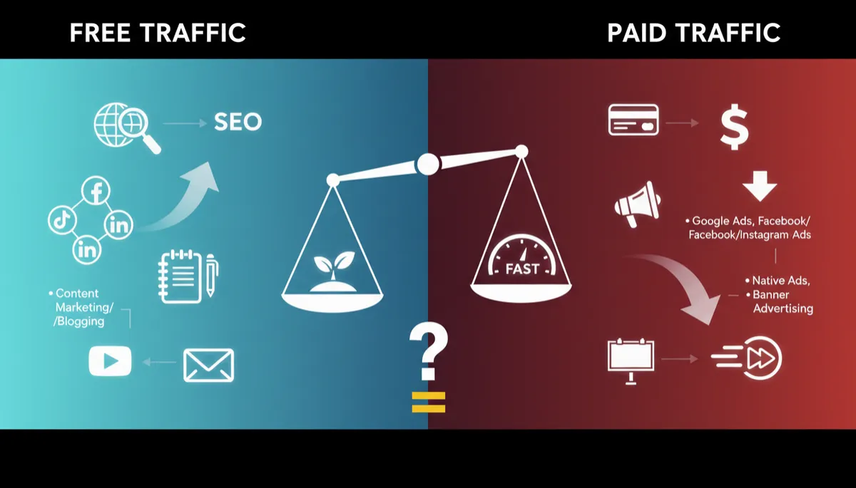 Free vs Paid Traffic: Affiliate Marketing Guide