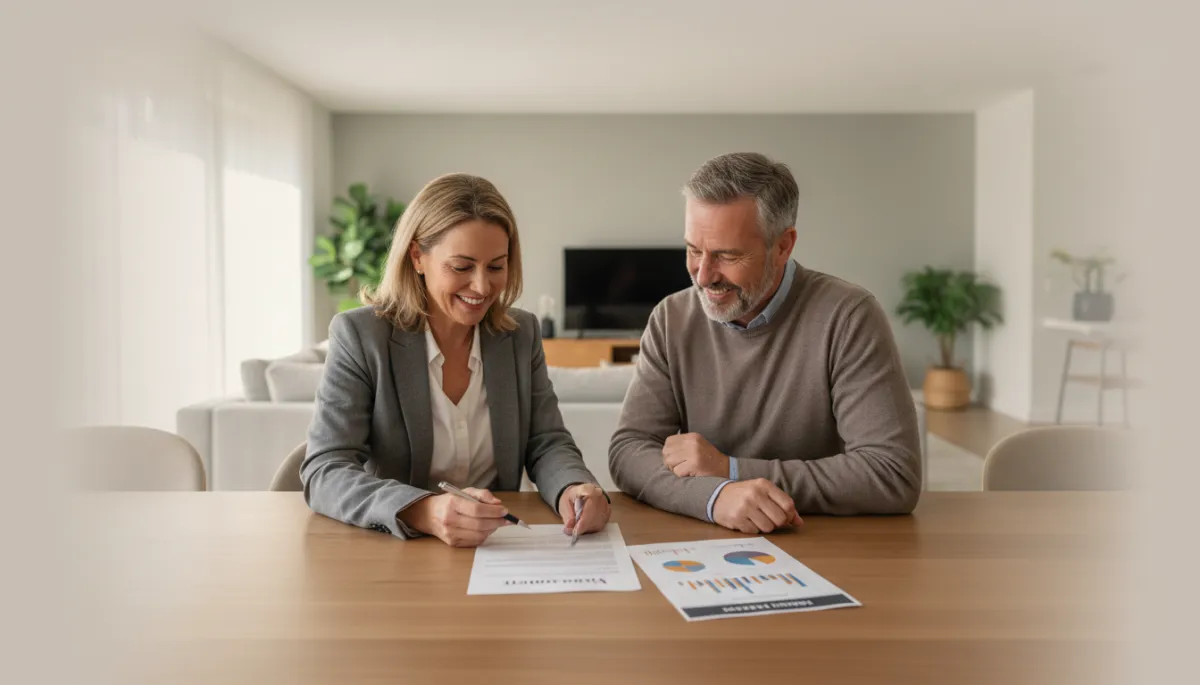 Principal securing a signed mandate with homeowner