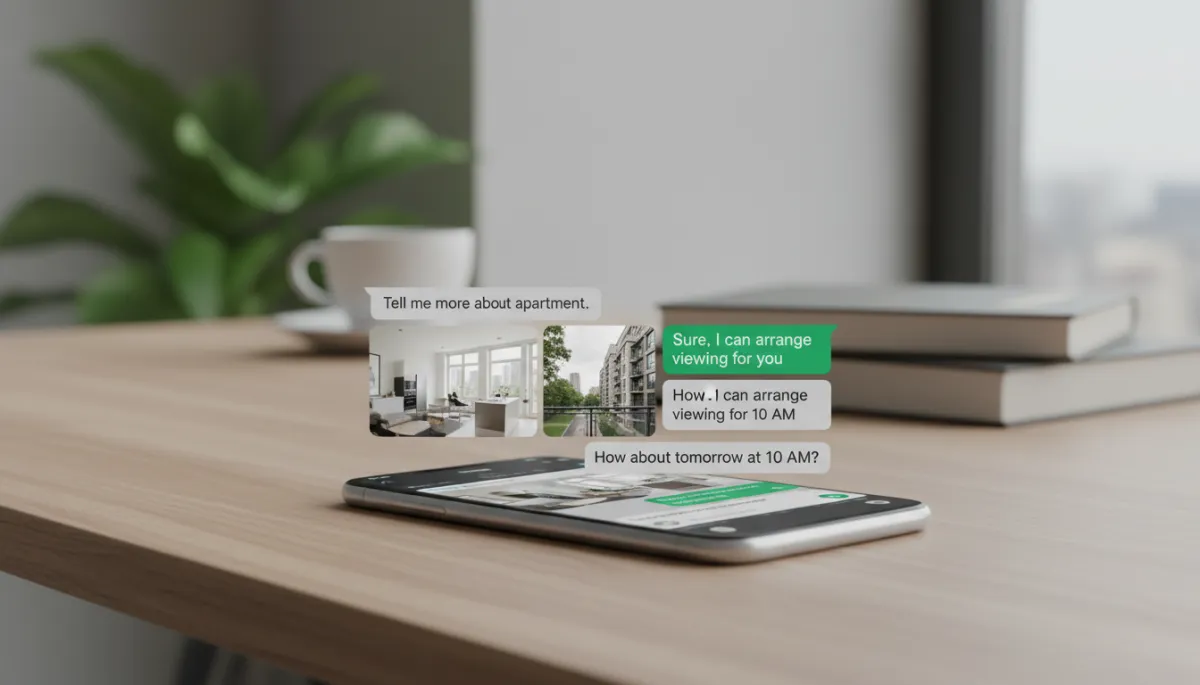 WhatsApp automation engaging portal lead quickly