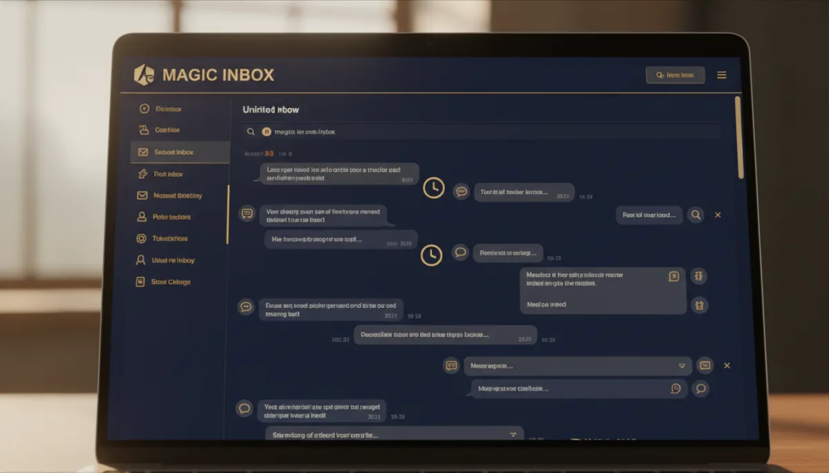 Unified Magic Inbox showing all client communication in one CRM thread