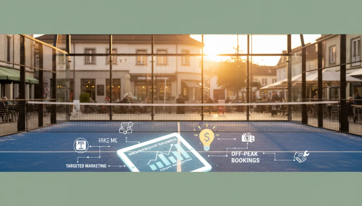 Boost Off-Peak Padel Court Bookings with Ads