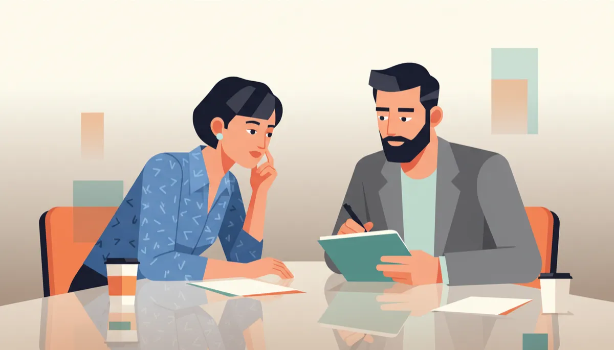 Executive coaching conversation between a business owner and coach Executive coaching conversation between a business owner and coach