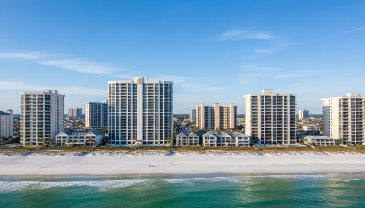 Beachfront condos and vacation rentals along the Emerald Coast in Destin