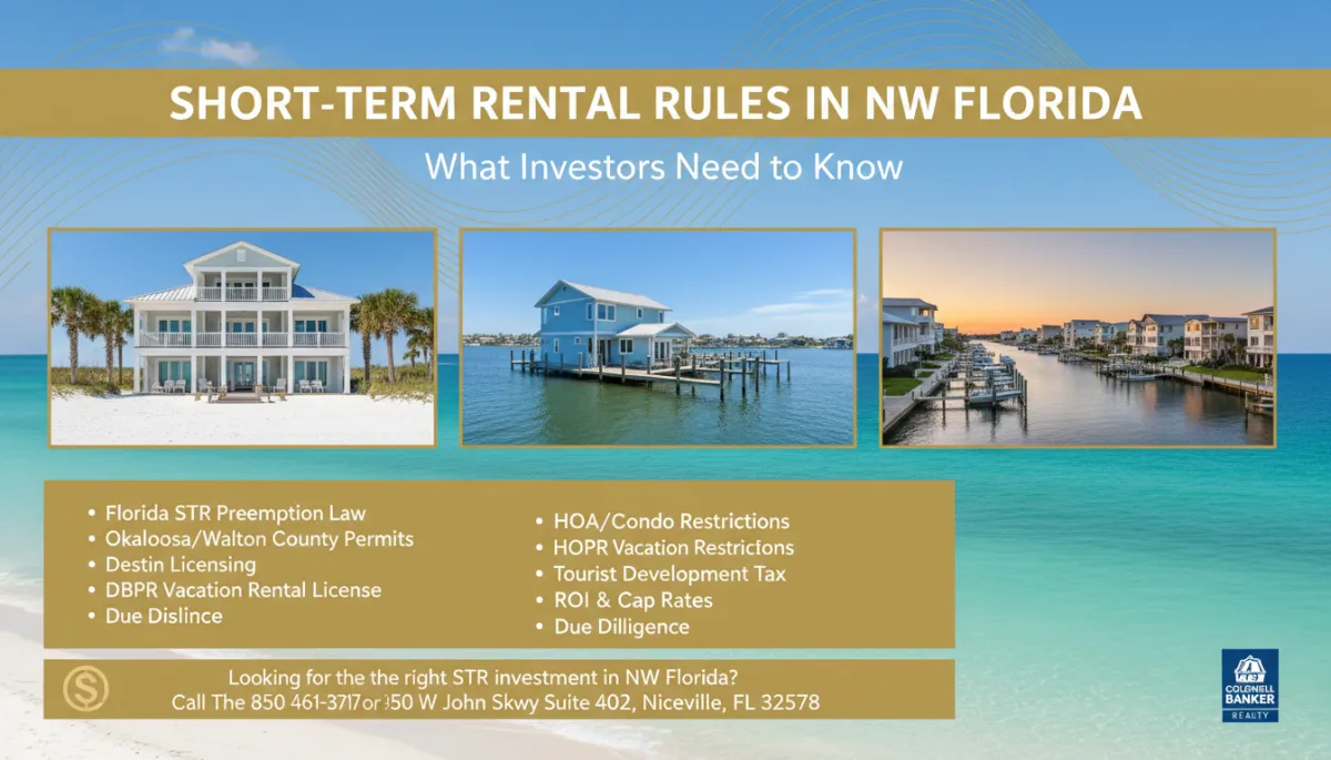 NW Florida Short-Term Rental Rules for Investors