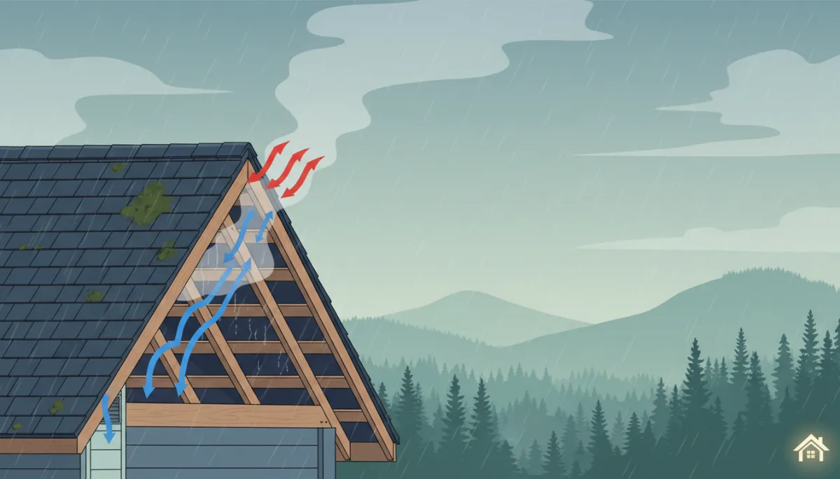 Roof Ventilation Importance in PNW's Wet Climate