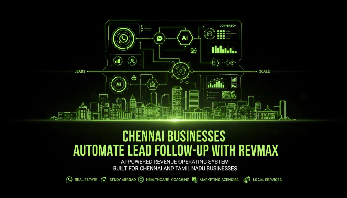 Chennai Leads Follow-Up Automation: How RevMax Helps Businesses Convert More Leads