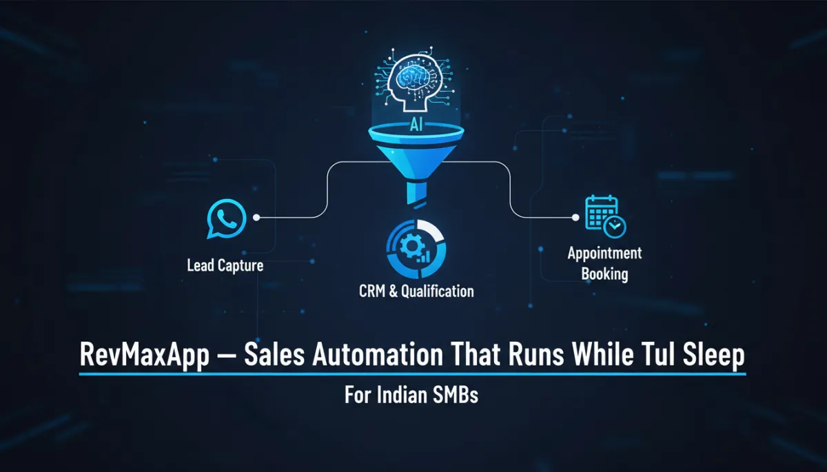 RevMaxApp: AI Sales Automation for Indian SMBs