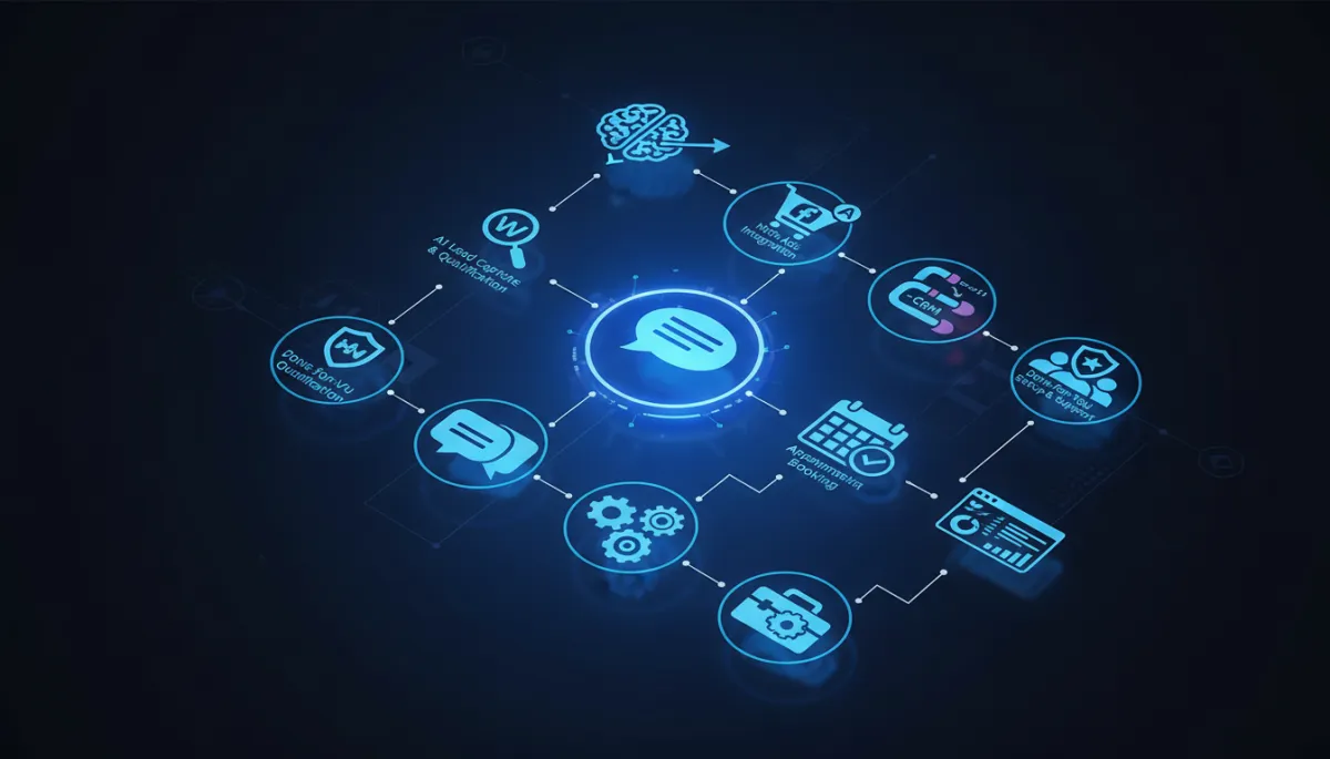 AI sales automation platform with CRM, WhatsApp, and lead management tools