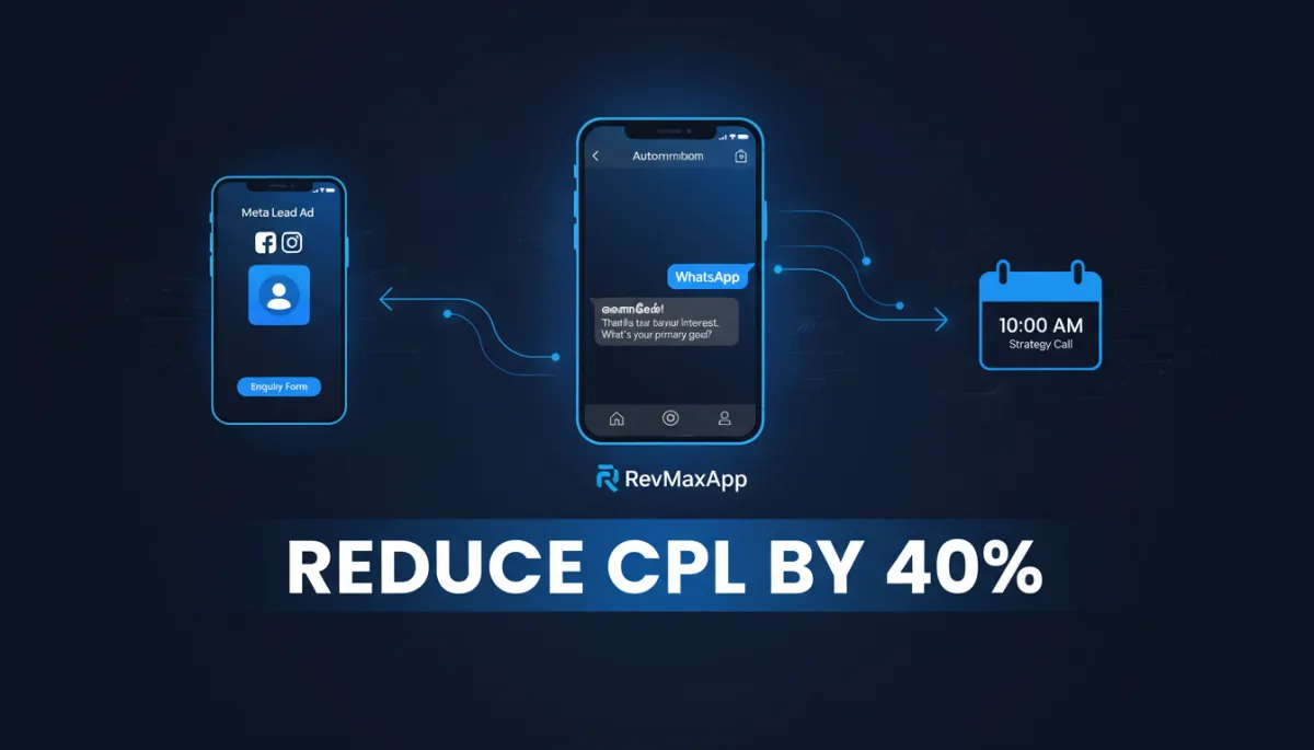Why Is My Meta Ads CPL So High? | RevMaxAppStruggling with expensive Meta Ads? Learn how RevMaxApp uses AI, CRM, and WhatsApp automation to improve lead quality and help reduce your Cost Per Lead.