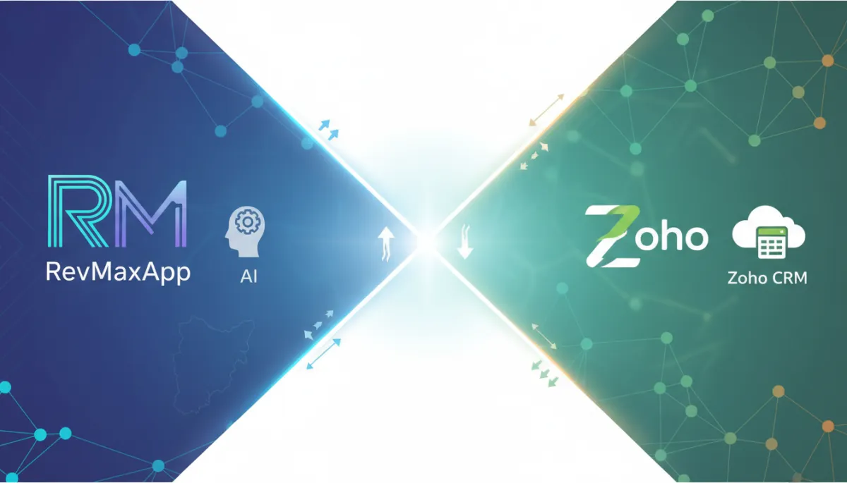 Comparison of RevMaxApp and Zoho CRM for AI, WhatsApp automation, and lead management