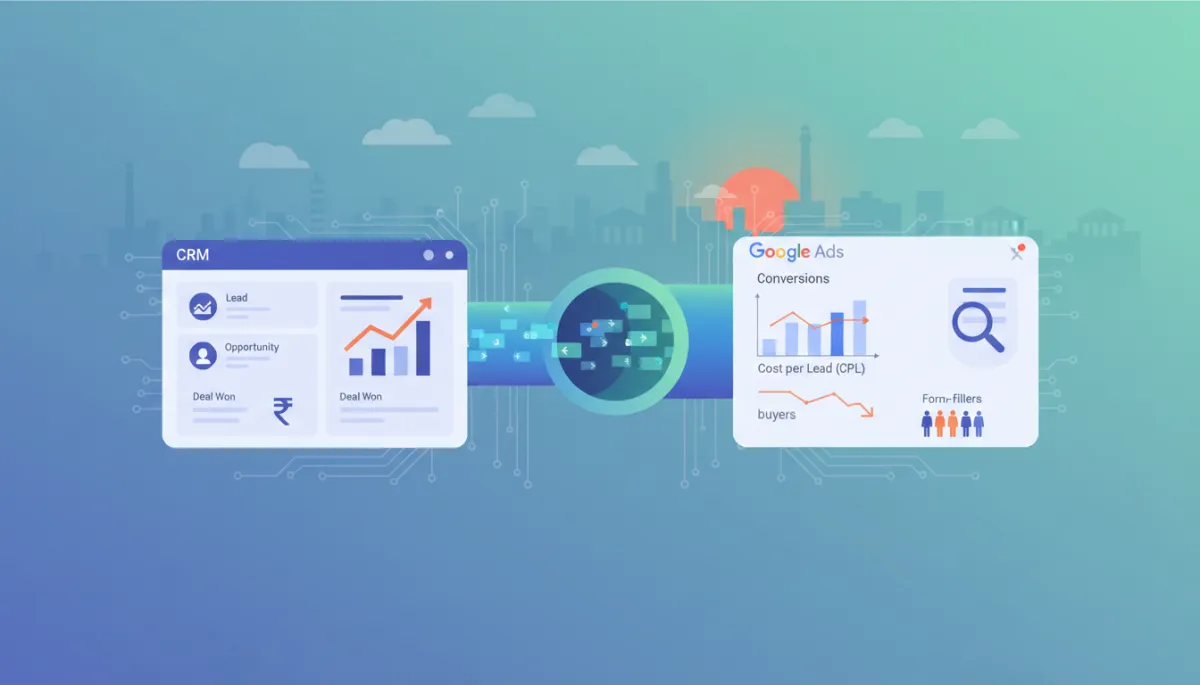 How to send CRM conversions to Google Ads — step-by-step guide for Indian SMBs and Chennai businesses 2026