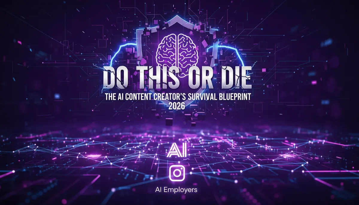 Do This Or Die: The AI Content Creator's Survival Blueprint for 2026
