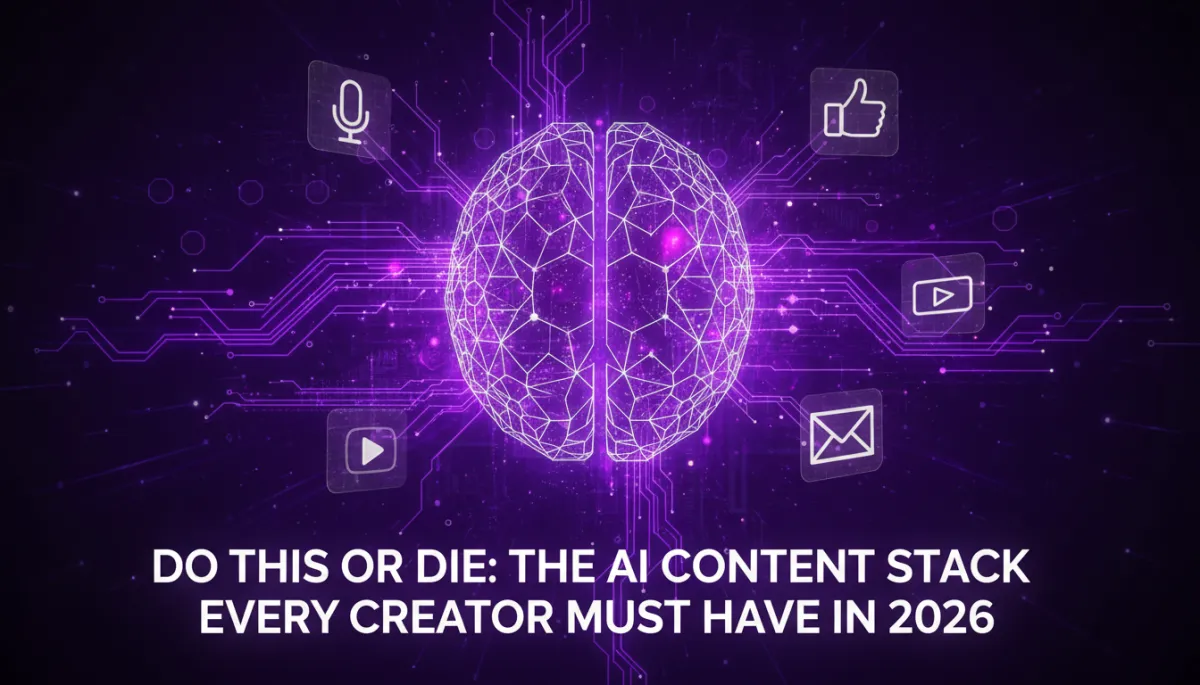 Do This Or Die: The AI Content Stack Every Creator Must Have in 2026