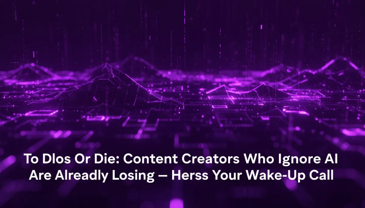 Embrace AI or Fall Behind: A Creator's Guide
