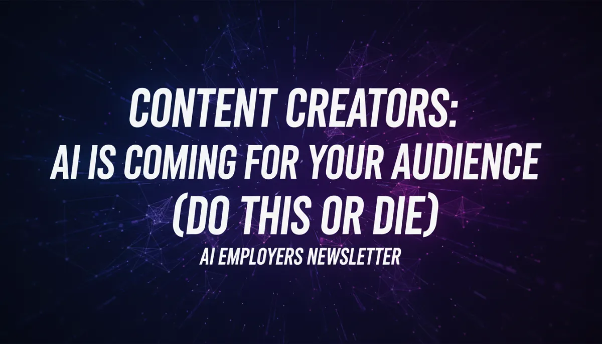 AI for Content Creators: Adapt or Fall Behind