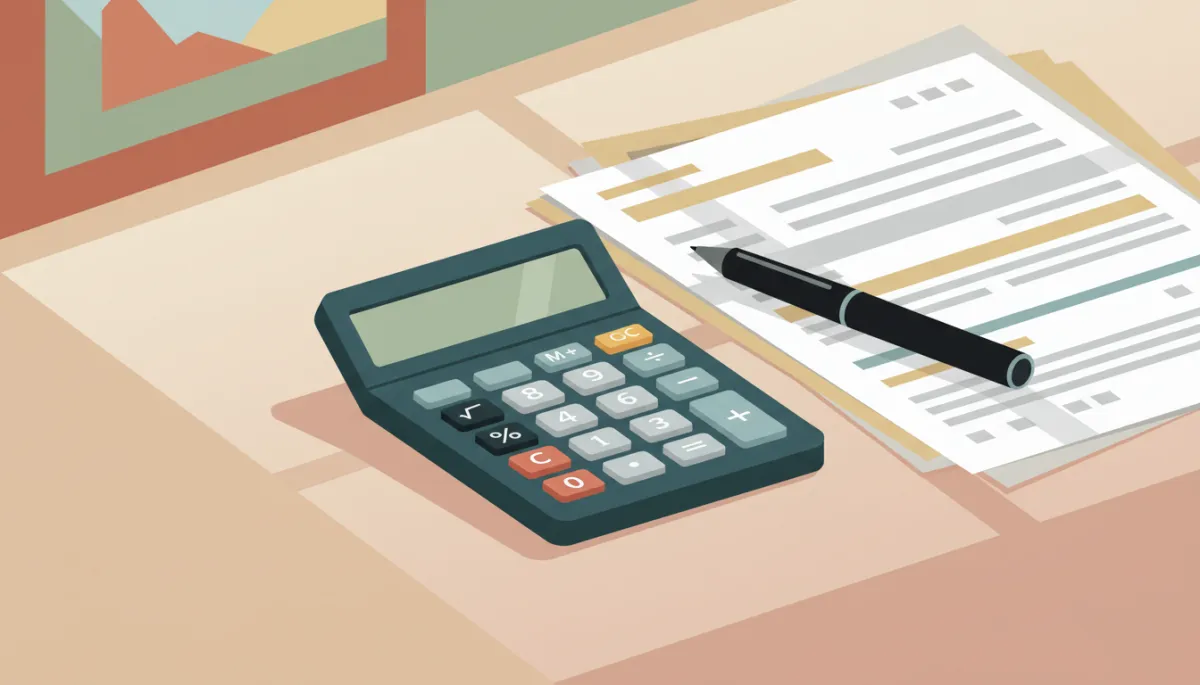 Organized bank statements and financial documents prepared for a Nevada mortgage application