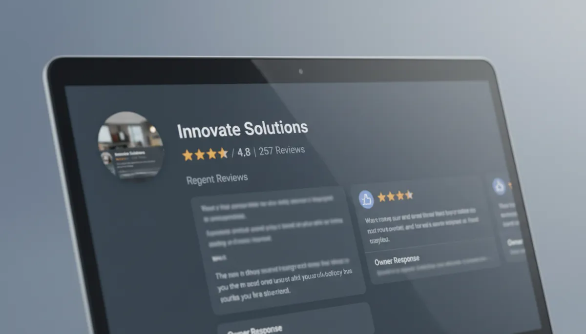 Google Business Profile displaying recent reviews and owner responses Google Business Profile displaying recent reviews and owner responses