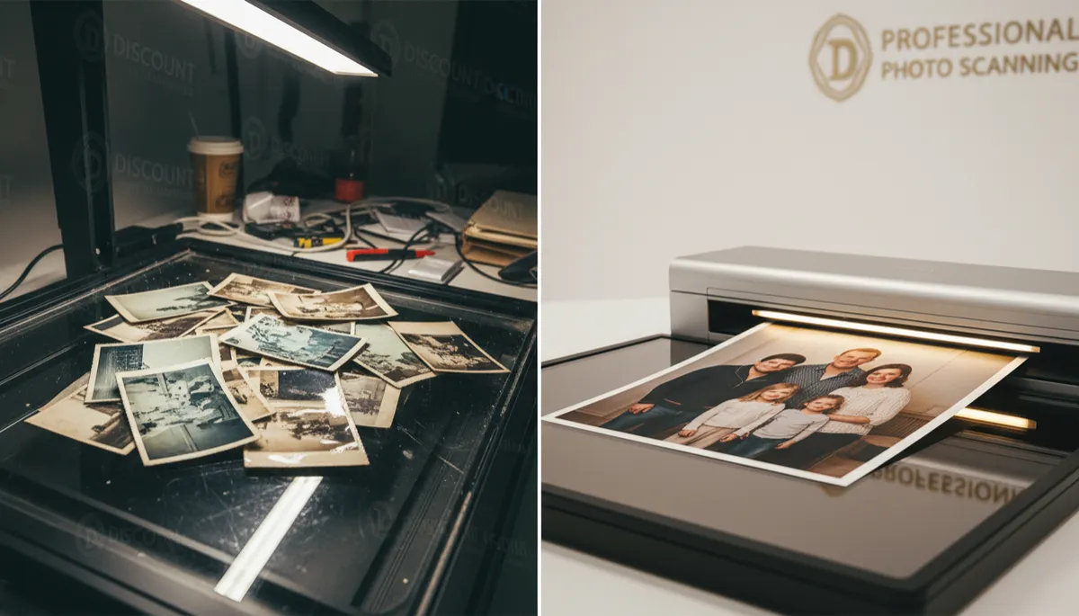 Professional vs. Discount Photo Scanning