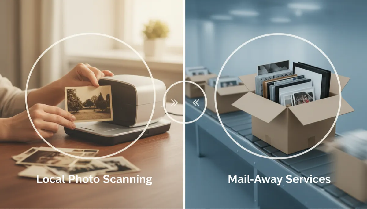 Local vs. Mail-Away Photo Scanning Services
