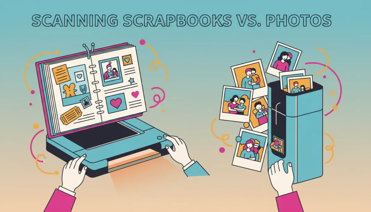 Scanning Scrapbooks vs. Photos: Best Choice?