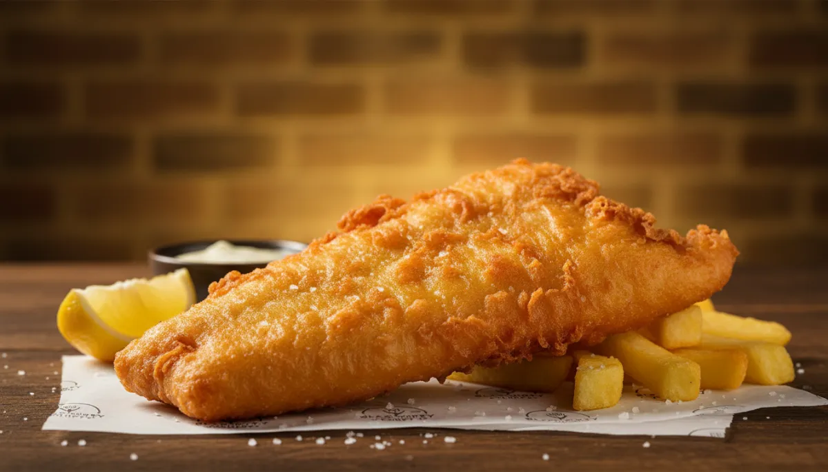 Crispy Battered Fish at The Black Country Chippy