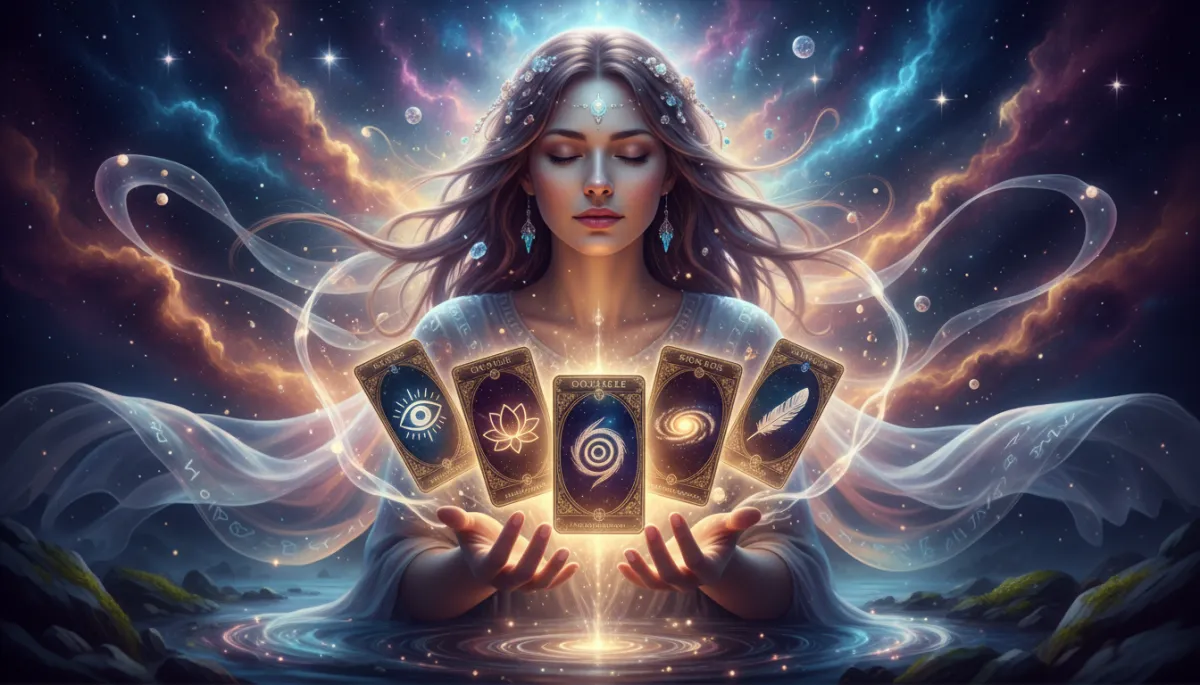 A soul painting canvas that inspired the Spirit Whispers oracle deck A soul painting canvas that inspired the Spirit Whispers oracle deck