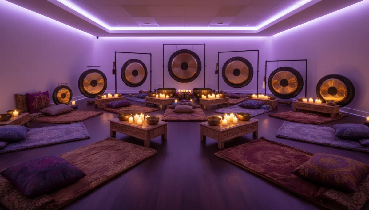 Nancy Laporta's serene Virginia Beach space set for a gong immersion Nancy Laporta's serene Virginia Beach space set for a gong immersion