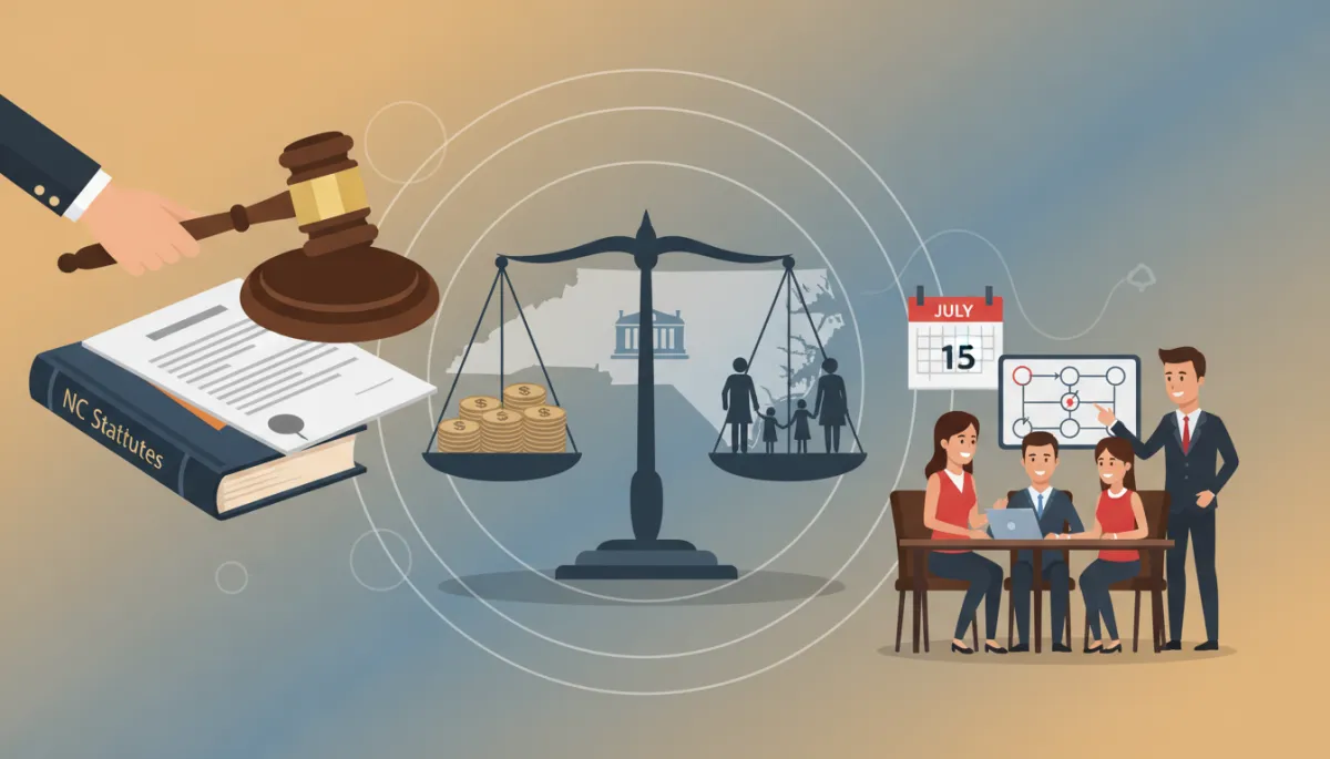 Family reviewing a bail bond agreement with a Raleigh bondsman