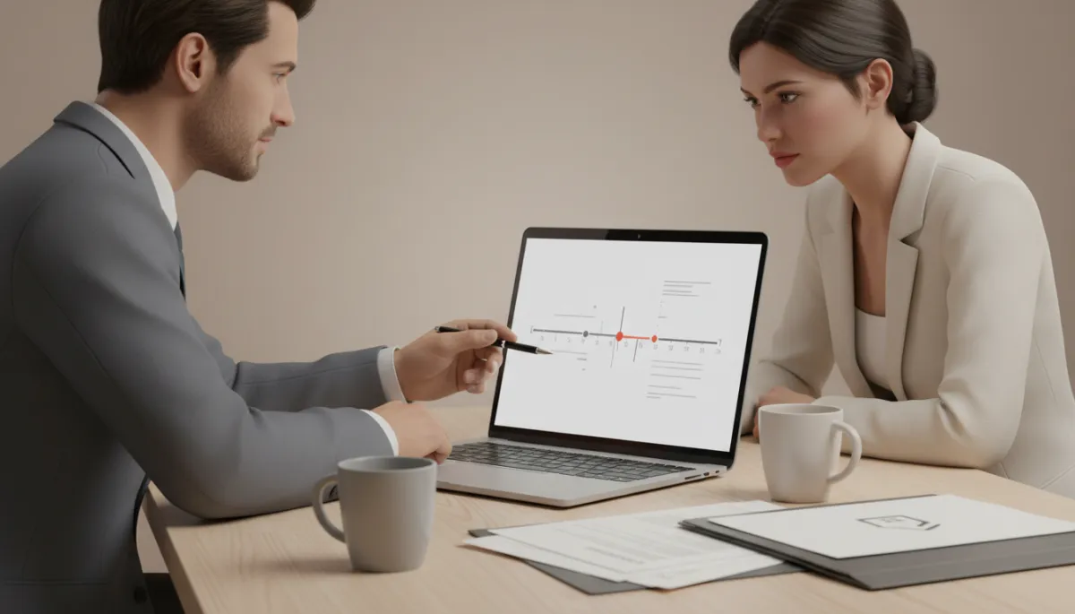Loan officer and agent planning a fast closing timeline for a home purchase Loan officer and agent planning a fast closing timeline for a home purchase