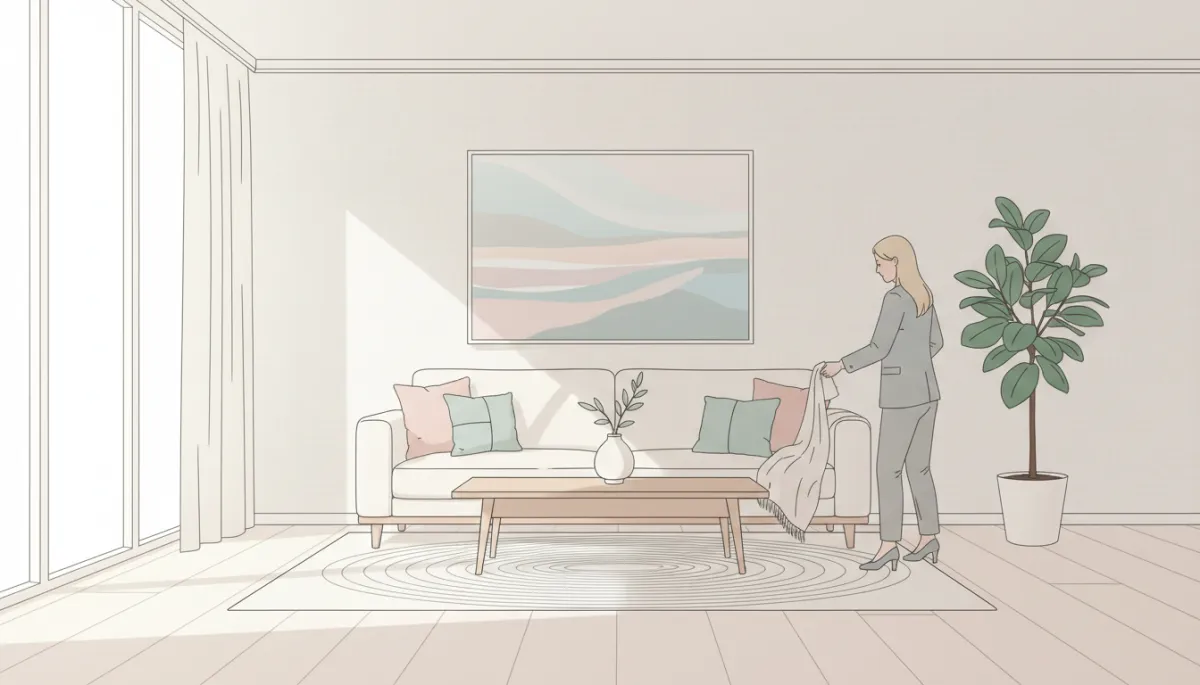 Beautifully staged empty home ready for buyer showings