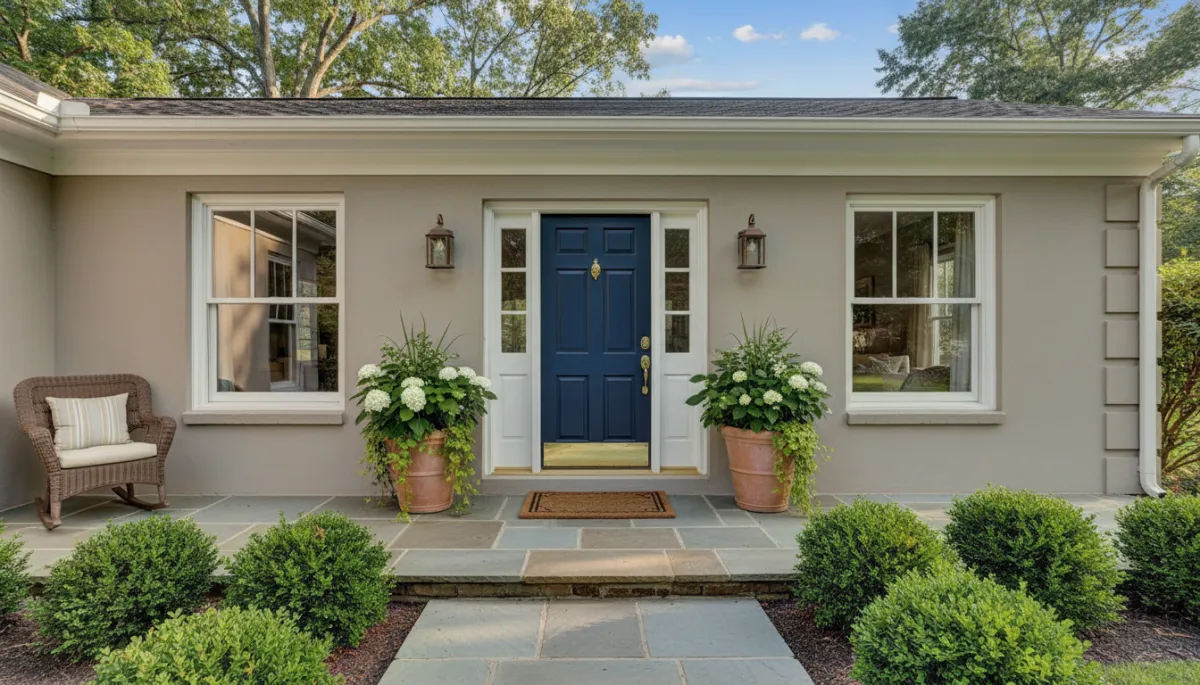 Attractive front porch with enhanced curb appeal in Tysons VA