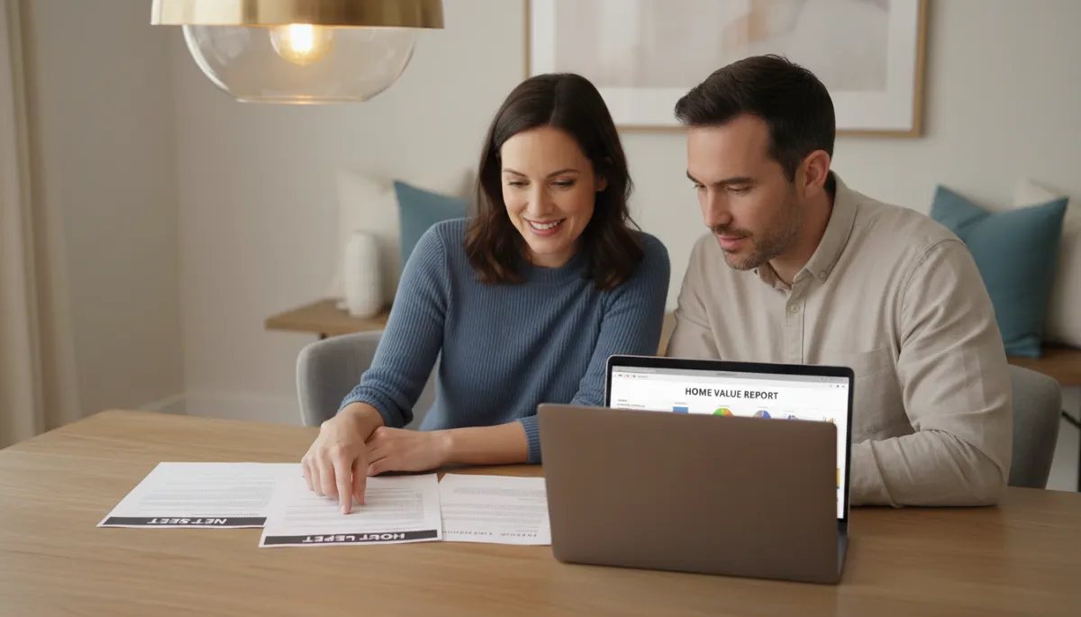 Fairfax homeowners reviewing numbers for selling and buying strategy