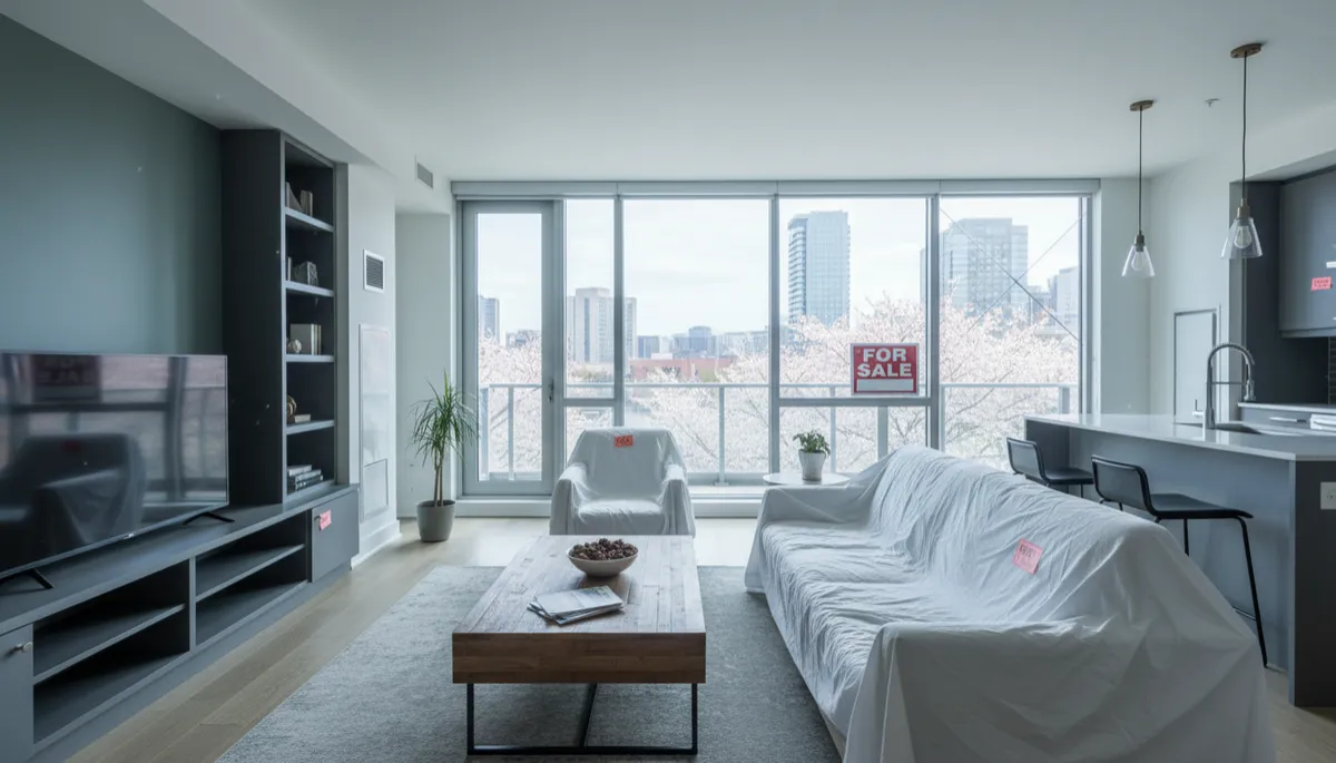 Homeowner and agent reviewing Arlington condo listing strategy and comparable sales