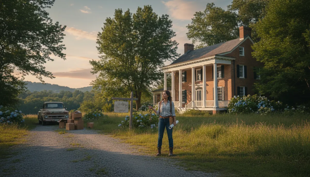 Add another photo. Context: This is for a blog post about "I Inherited a House in Virginia. What Do I Do First?". Style: Professional quality, photorealistic, high resolution