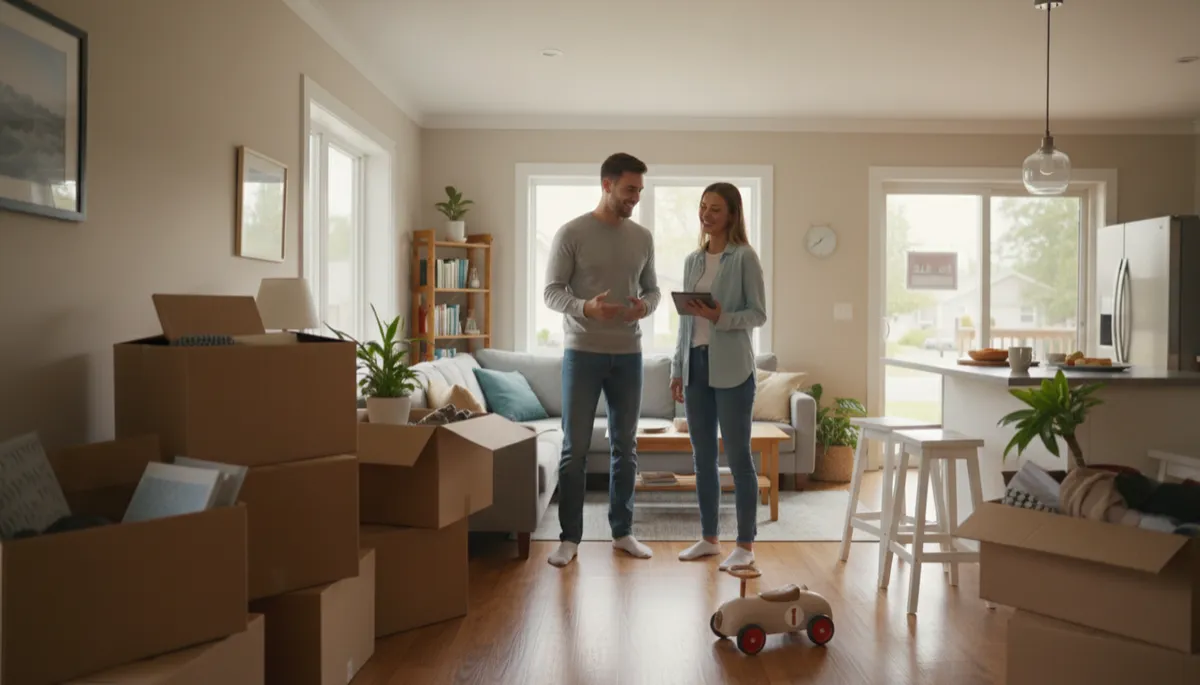 Add another realisttic image. Context: This is for a blog post about "Can I Sell My House While I Am Still Living in It?". Style: Professional quality, photorealistic, high resolution