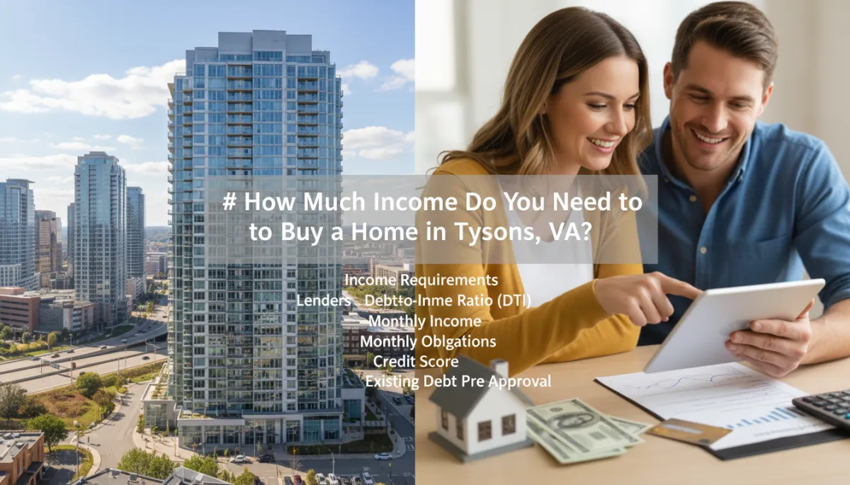 Income Needed to Buy a Home in Tysons, VA