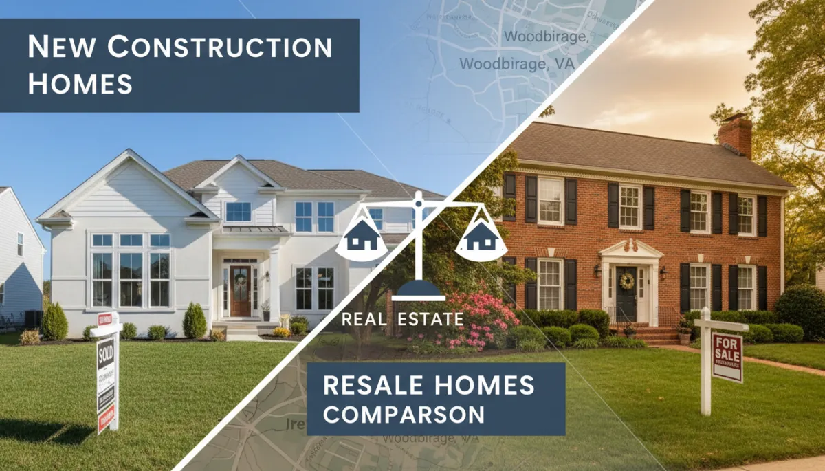 New vs. Resale Homes in Woodbridge, VA: Find Your Fit