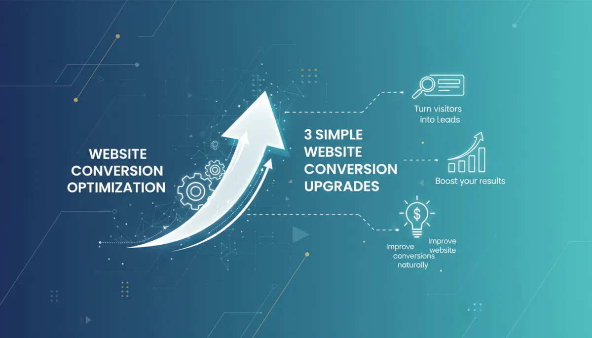 Boost Conversions: 3 Easy Website Upgrades