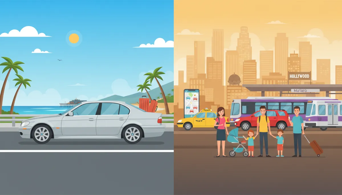 LA Transportation: Rent a Car or Use Rideshare?